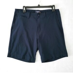 Visitor Premium Golf Shorts Men's 32 Navy Blue Performance